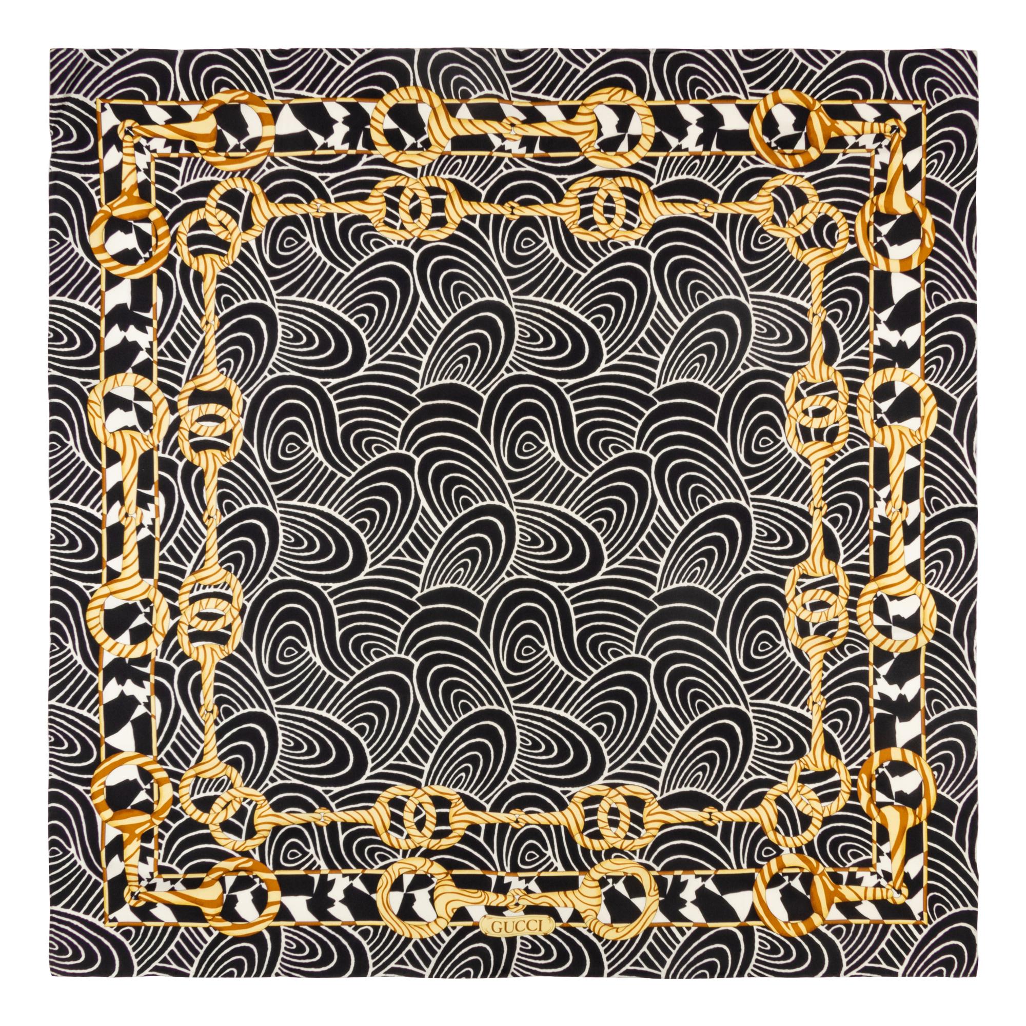 Gucci, Four Silk Scarves