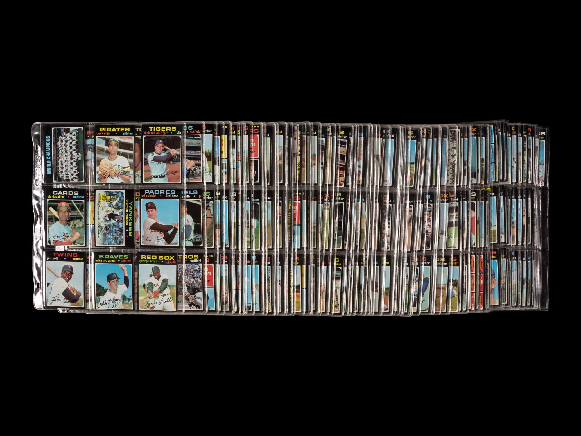 A Complete Set of 1971 Topps Baseball Cards (752/752)