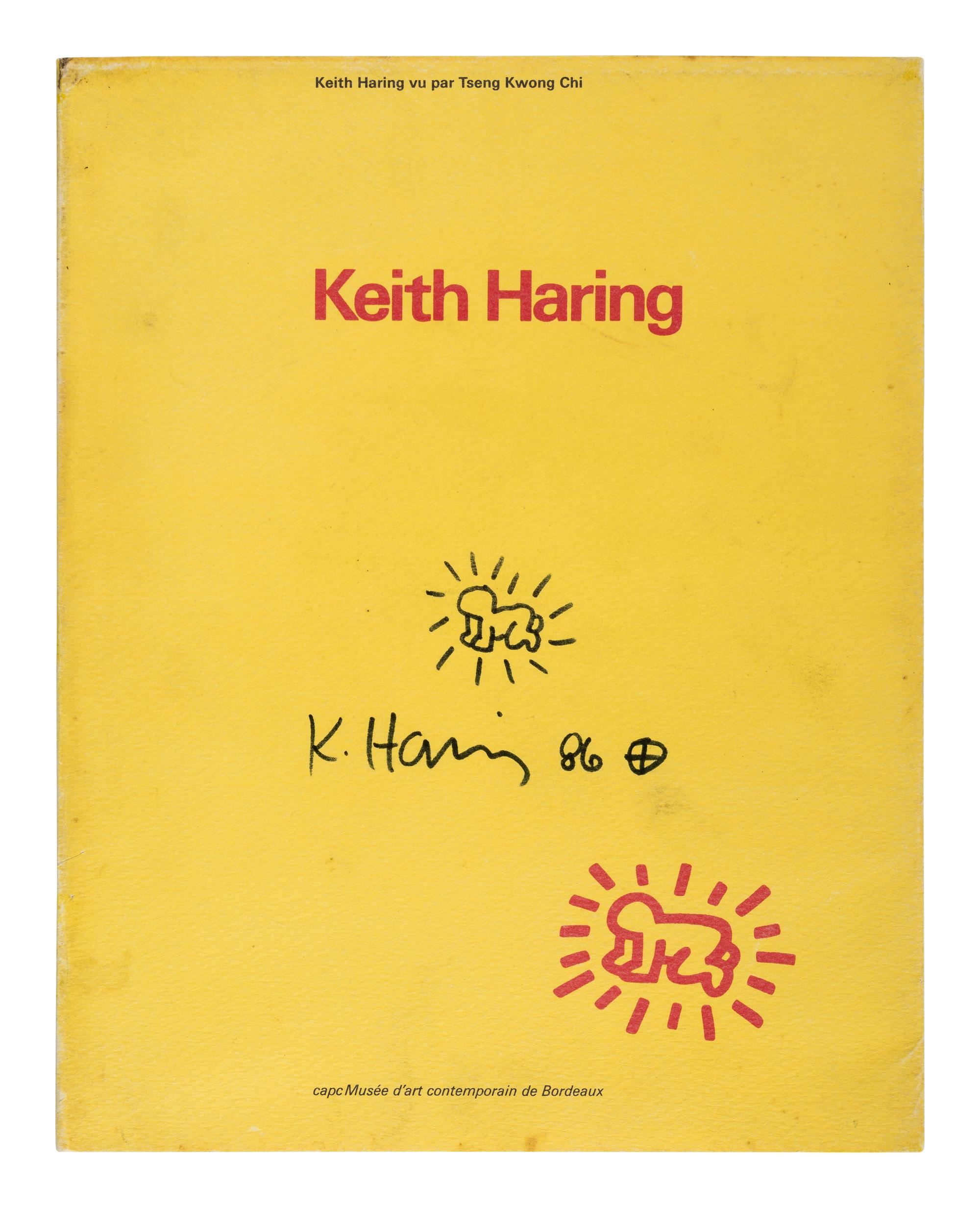 [HARING, Keith (1958-1990)]. TSENG, Kwong Chi (1950-1990), photographer. Keith Haring vu par Tseng Kwong Chi . Jean-Louis Froment, curator & forward. [Bordeaux, France: Printed by the Union Printing Press for CAPC Musee d’Art Contemporain de Bordeaux, 1986.]