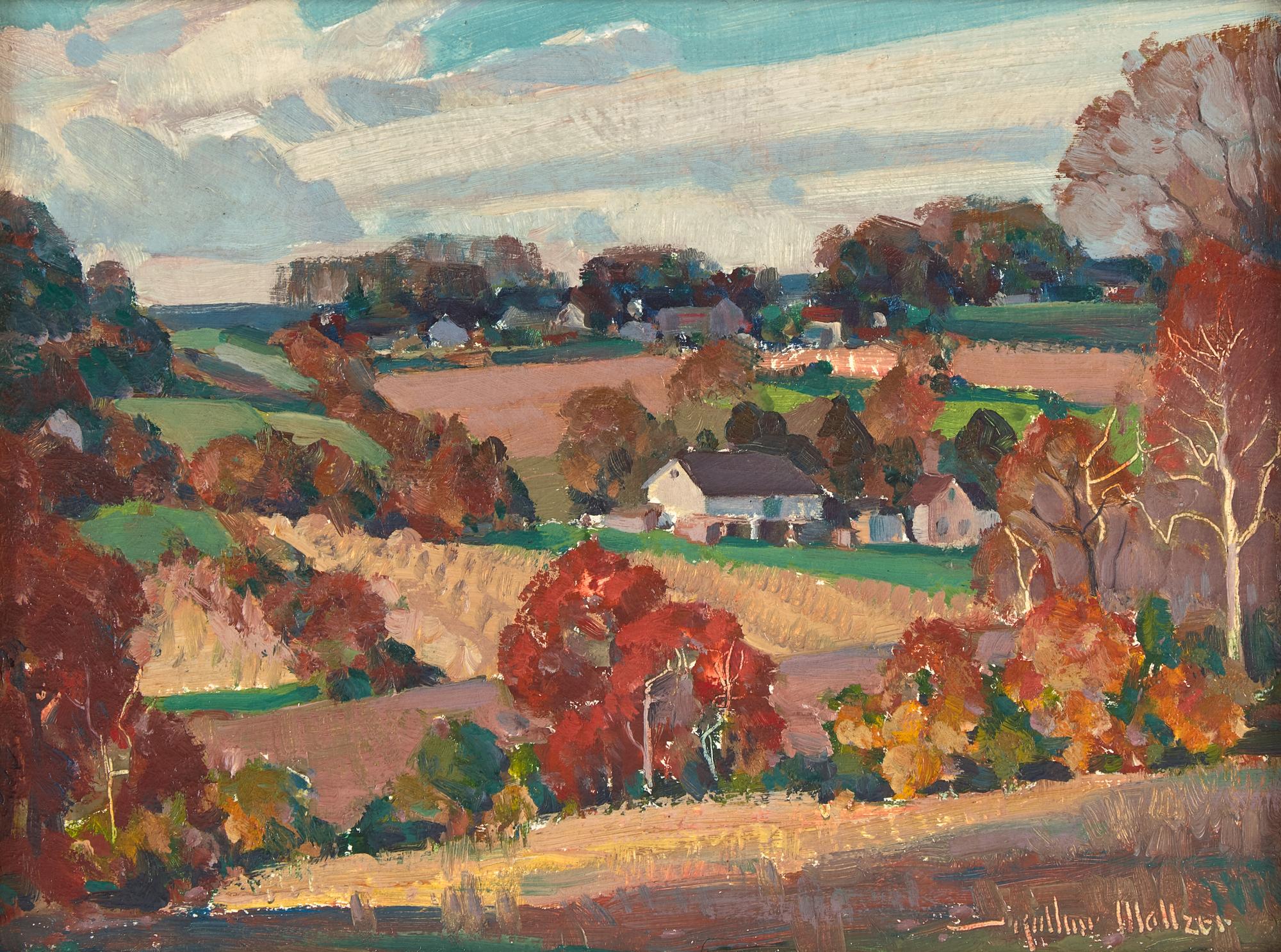 Arthur Meltzer (American, 1893-1989) — Fall Landscape