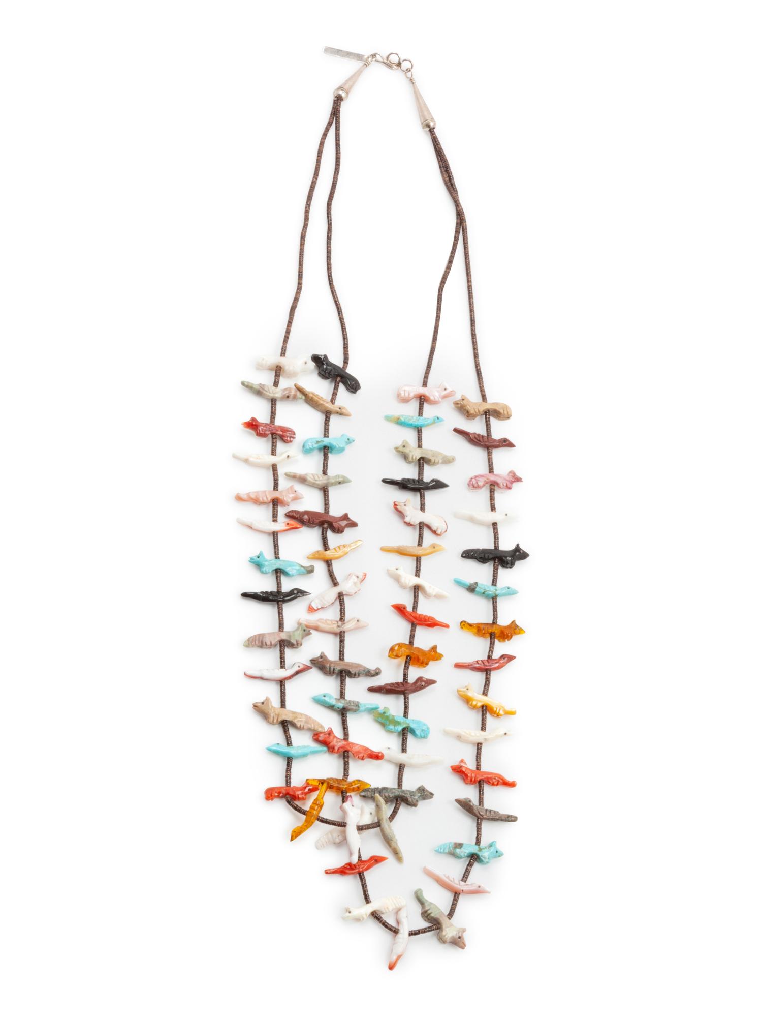 Zuni fetish necklace