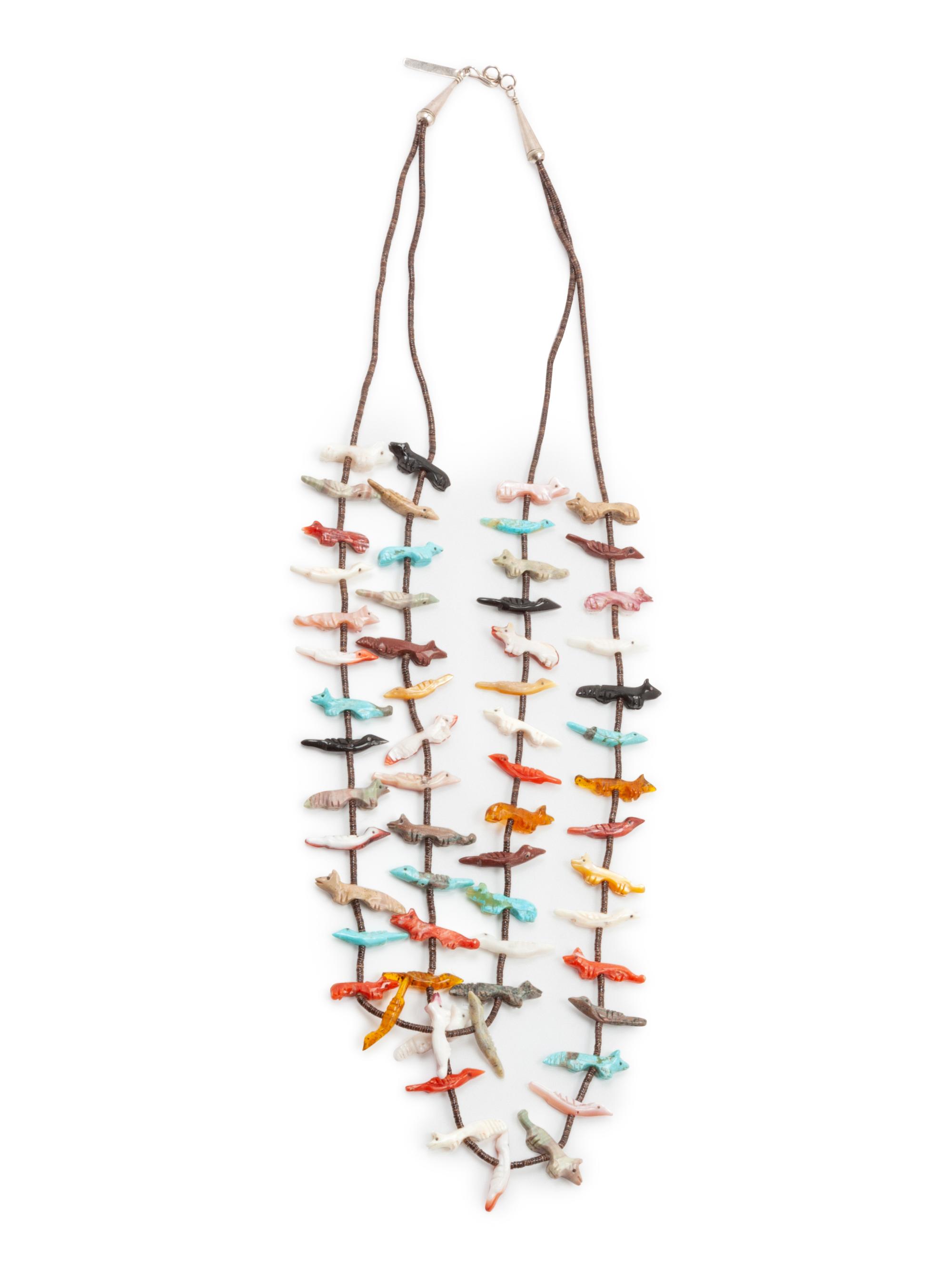 Zuni fetish necklace