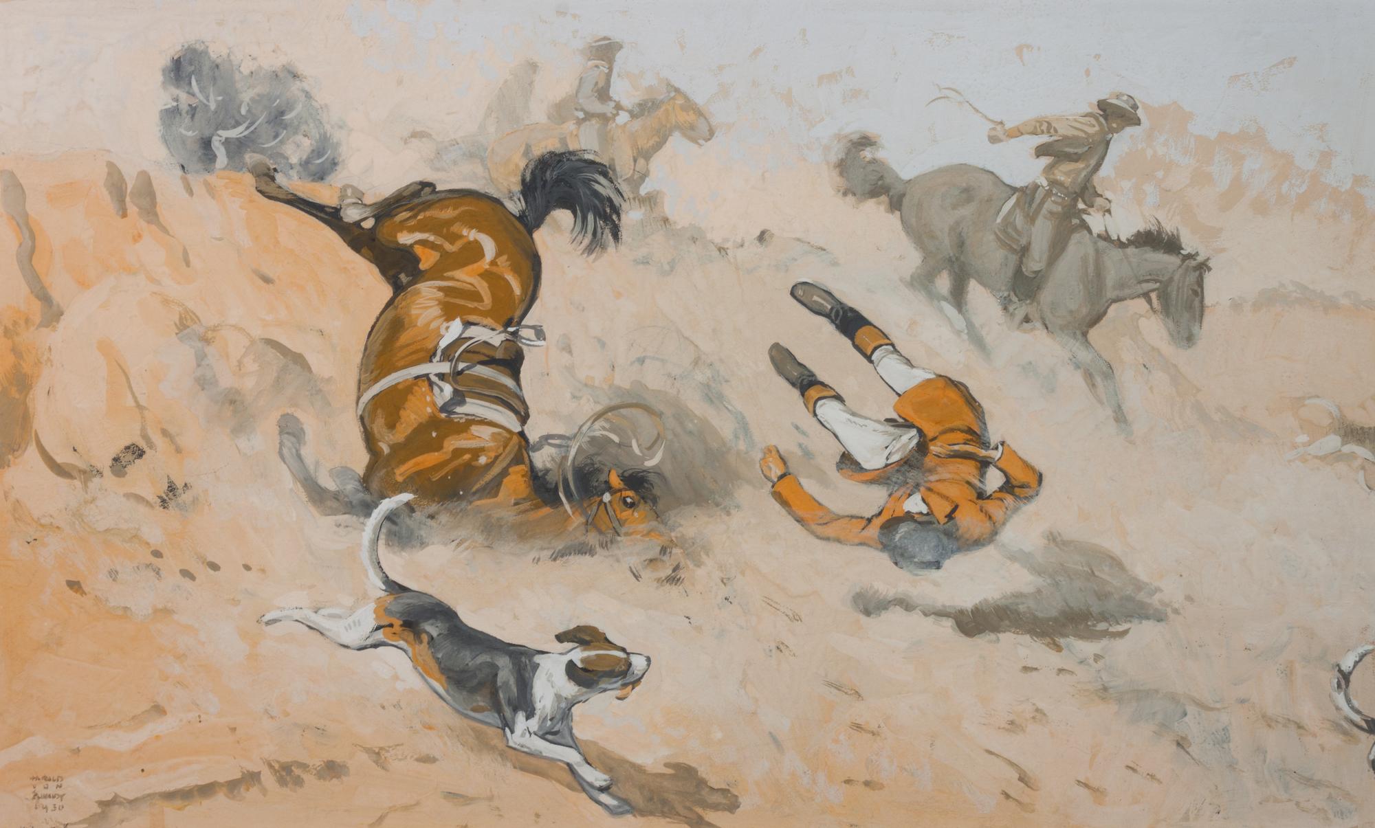 English Saddle Spill