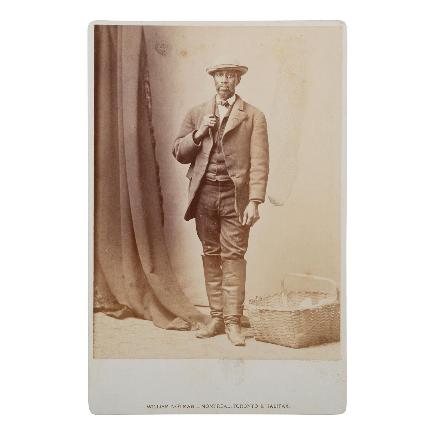 [African Americana] Yale College Photo Album of Faculty and Students, incl. African American Worker