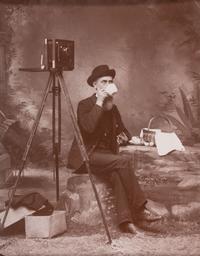 [CIVIL WAR]. A group of 4 photographs of Civil War drummer Newton Heston Mack, 153rd Pennsylvania Infantry, including Civil War and occupational views.
