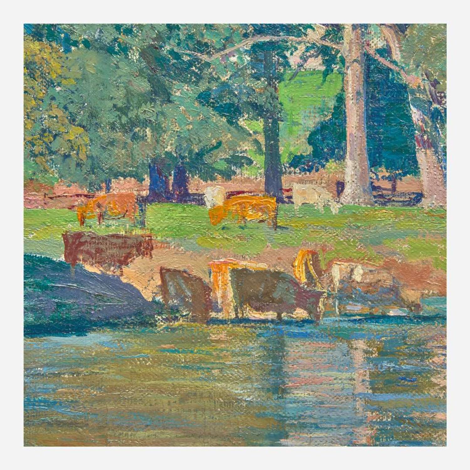 Daniel Garber (American, 1880- 1958) Brandywine Meadows