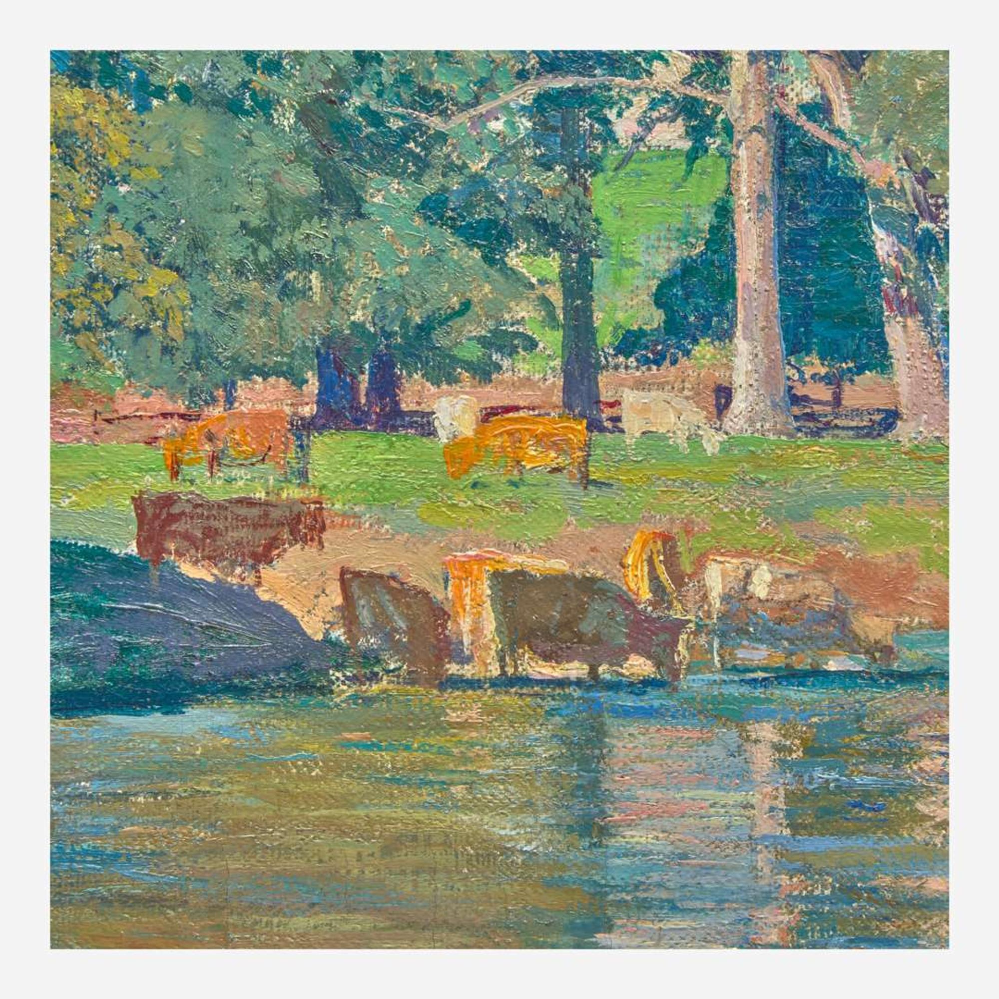 Daniel Garber (American, 1880- 1958) Brandywine Meadows