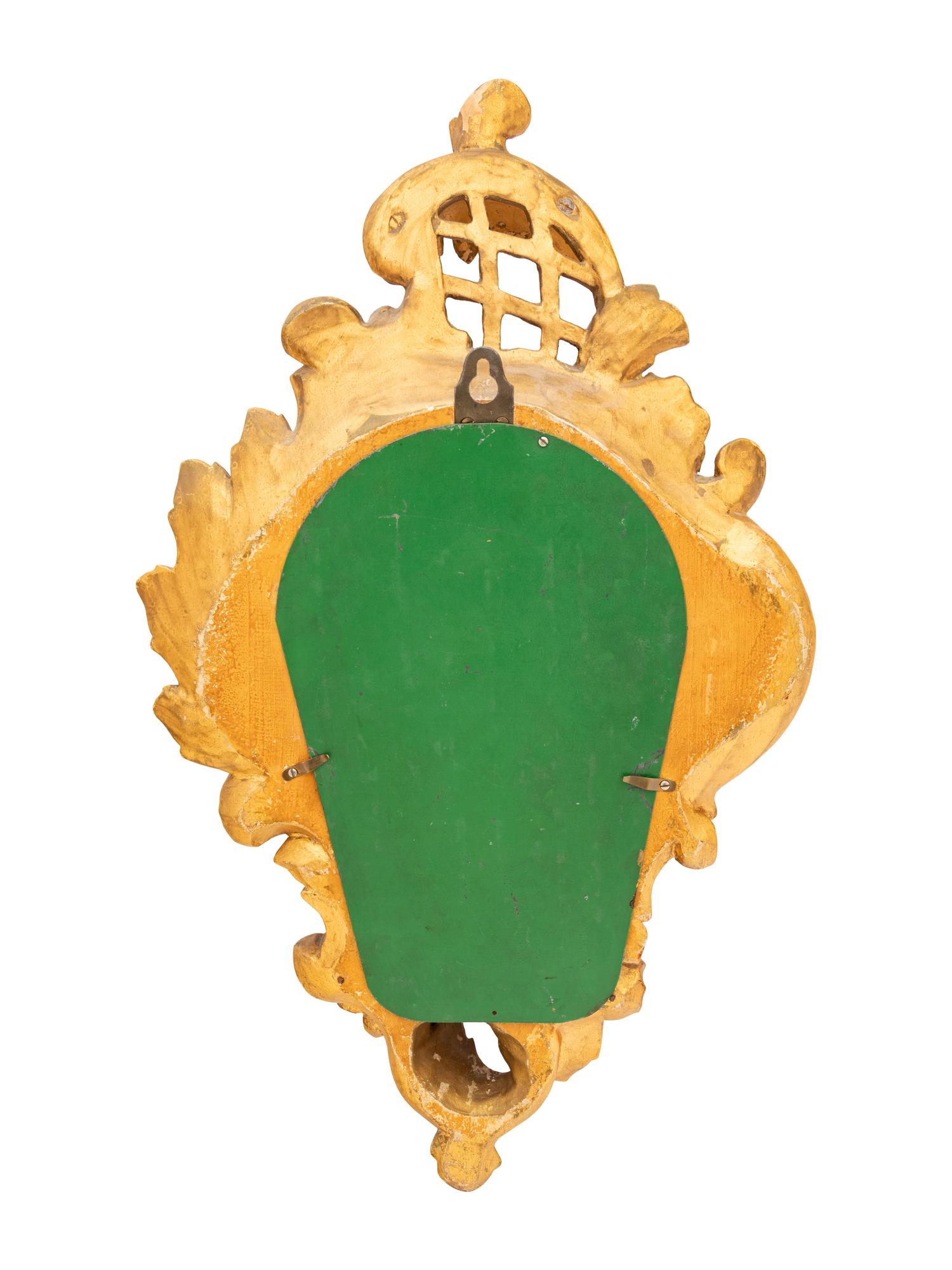 A Swedish Giltwood Cartel Clock