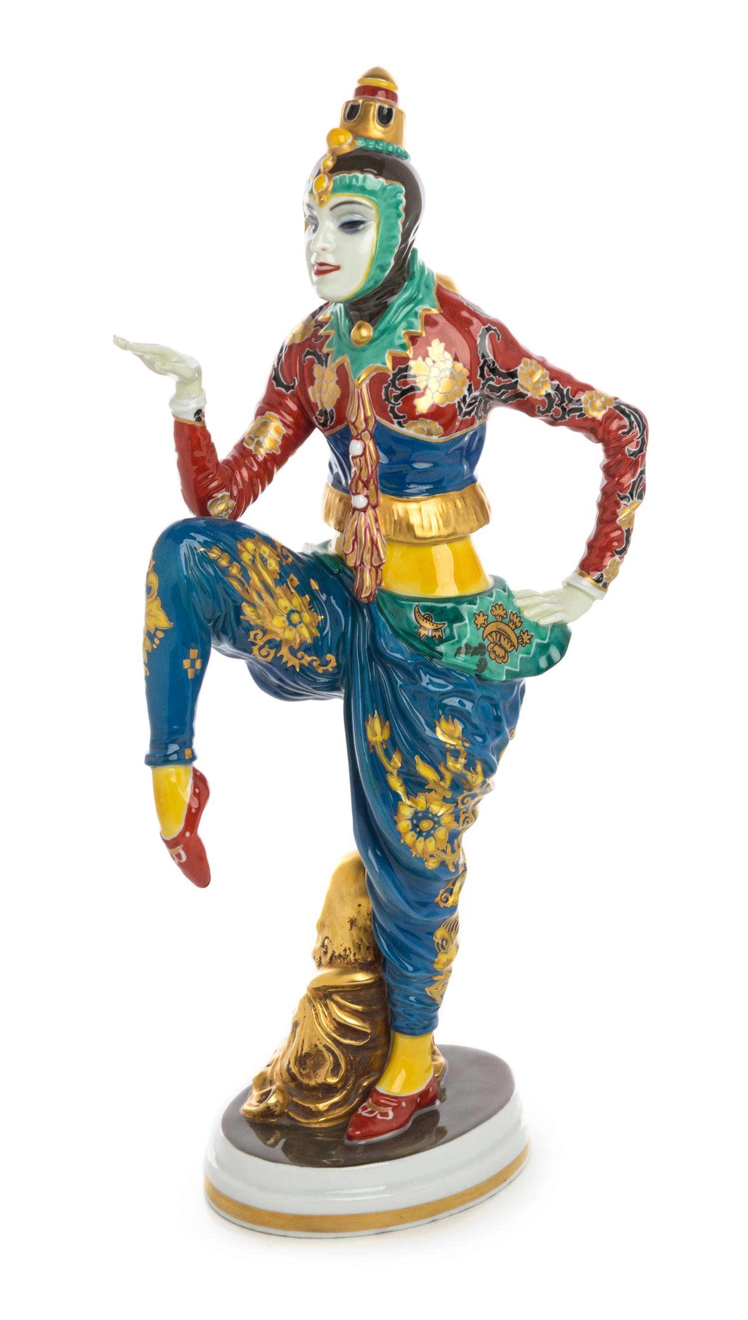 A Rosenthal Porcelain Figure Height 16 3/8 inches. — DESIGNED BY CONSTANTIN HOLZER-DEFANTI, FIRST HALF 20TH CENTURY