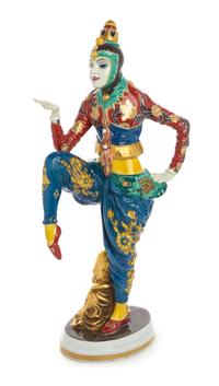 A Rosenthal Porcelain Figure Height 16 3/8 inches. — DESIGNED BY CONSTANTIN HOLZER-DEFANTI, FIRST HALF 20TH CENTURY