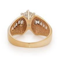 Diamond and Yellow Gold Ring