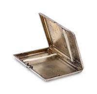 A Russian Silver and Gold Mounted Cigarette Case