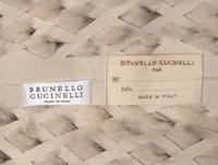 Brunello Cucinelli, Latticed Mink Fur Hooded Vest