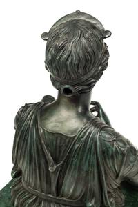 An Italian Patinated Bronze Model of the Pompeiian Diana