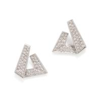 WHITE GOLD AND DIAMOND EARRINGS