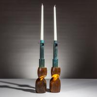Wendell Castle (American, 1932–2018) — Pair of Candlesticks, 1990