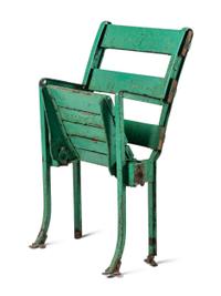 A Vintage Chicago White Sox Comiskey Park Stadium Seat Chair,