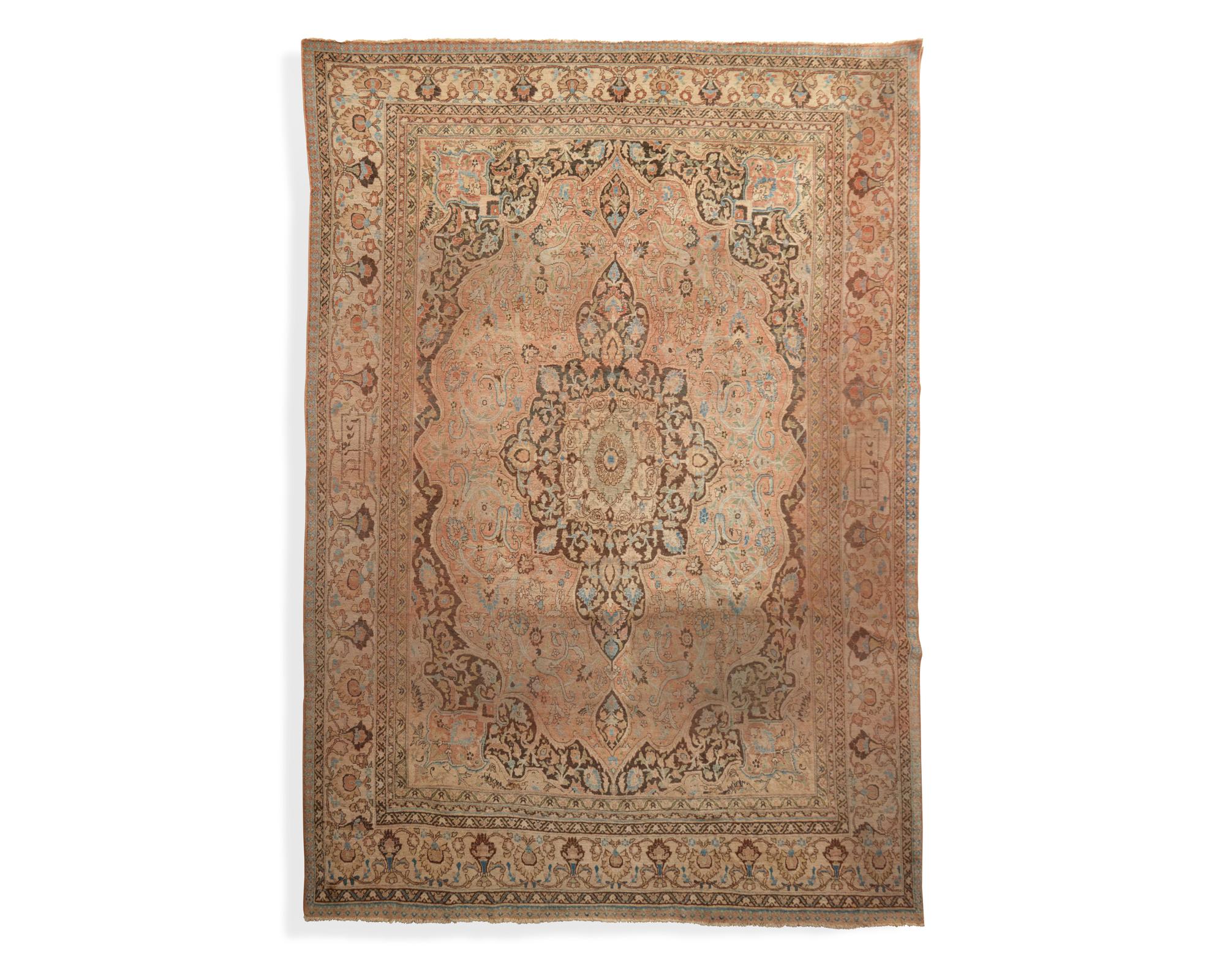 A Tabriz carpet, late 19th century