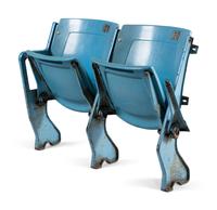A Pair of Original Soldier Field Chicago Bears Stadium Seats