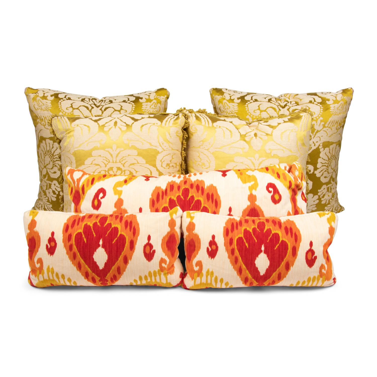 A Collection of Throw Pillows