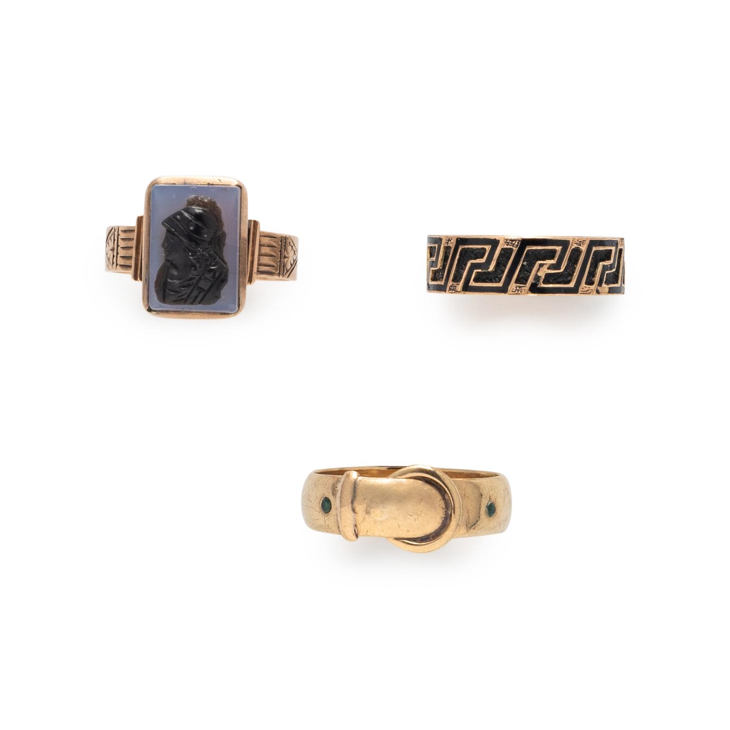 VICTORIAN, COLLECTION OF RINGS