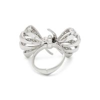 STEPHEN WEBSTER, WHITE GOLD AND DIAMOND 'FORGET ME KNOT' RING