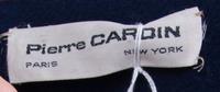 A Pierre Cardin Navy Wool Coat,