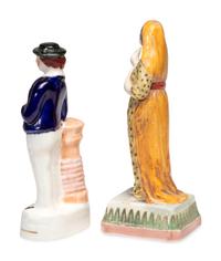 Two Staffordshire Figures