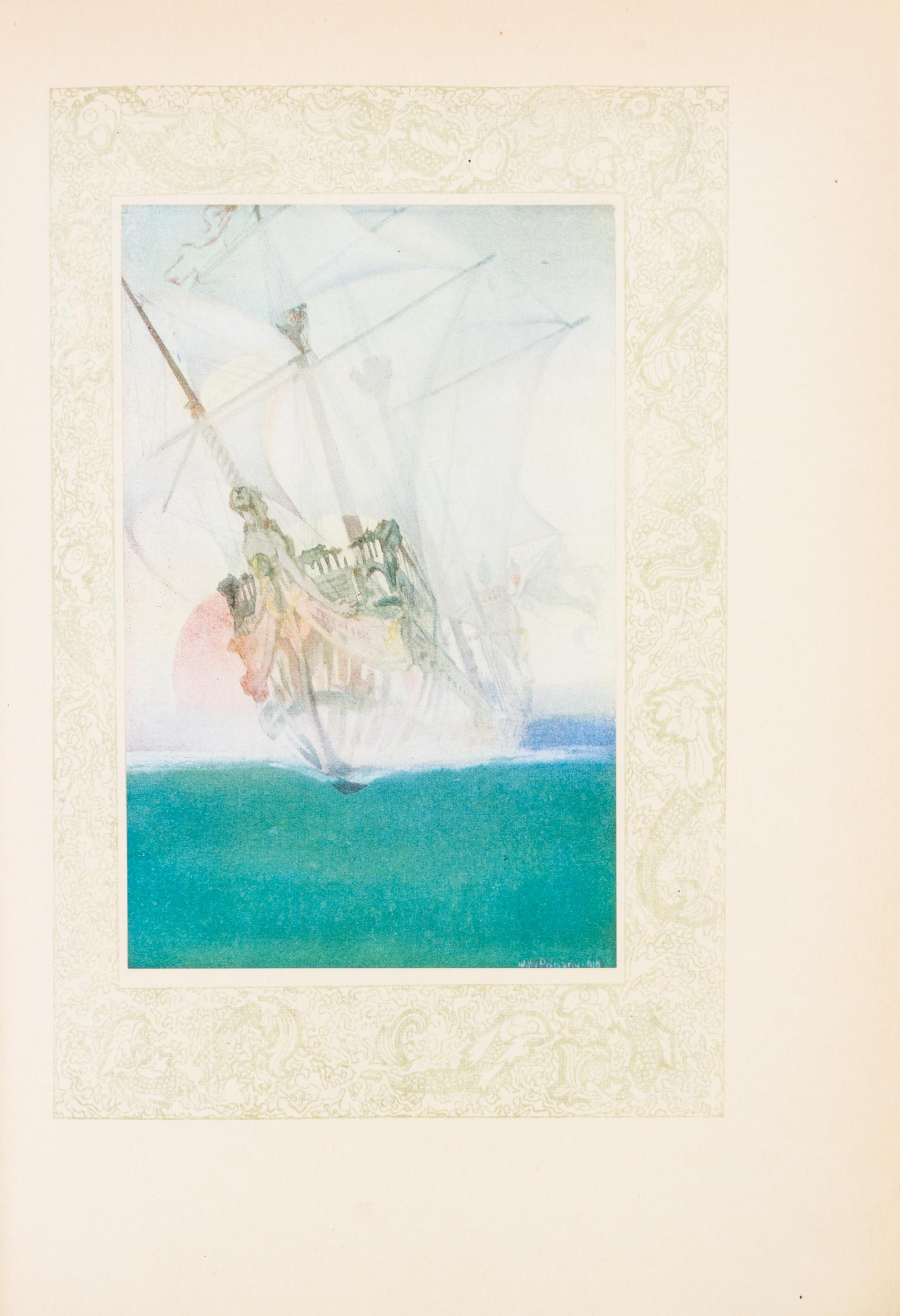 (POGANY, WILLY) COLERIDGE, SAMUEL TAYLOR. The Rime of the Ancient Mariner. London, (1910). Signed by Willy Pogany, limited.
