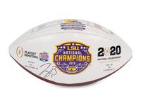 A Joe Burrow Signed Autograph LSU 2020 National Champions Football,