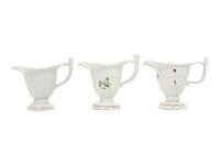 Three Chinese Export Porcelain Helmet-Form Saucer Boats