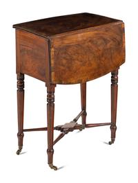 A George III Mahogany Drop Leaf Dressing Stand