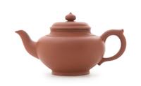 A Yixing Pottery Teapot Hieght 4 1/8 inches.