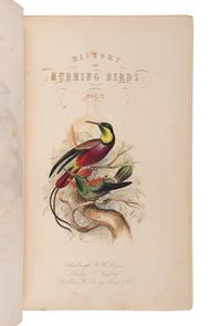 [NATURAL HISTORY]. JARDINE, William (1800-1874). The Natural History of Humming-Birds . Edinburgh: W.H. Lizars; S. Highley; and W. Curry, 1840.