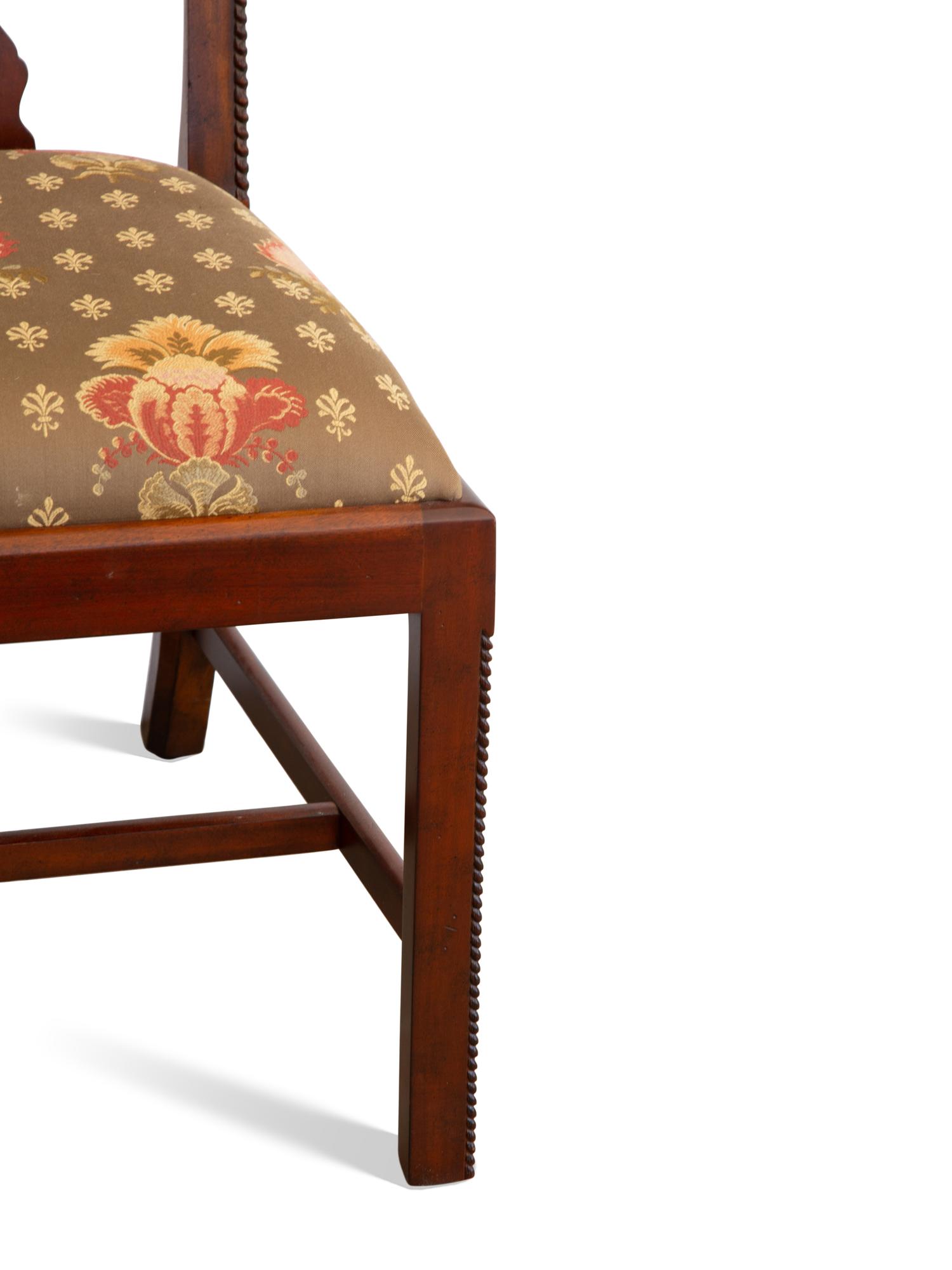A Set of Twelve George III Style Mahogany Dining Chairs