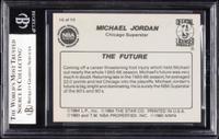 A 1986 Michael Jordan Star Set The Future Card No. 10 (BGS 9 MINT)