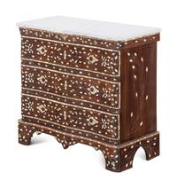 A Syrian Bone Inlaid Chest of Drawers