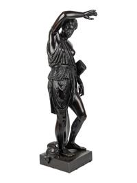 A Continental Bronze Figure of the "Mattei Type" After Phidias