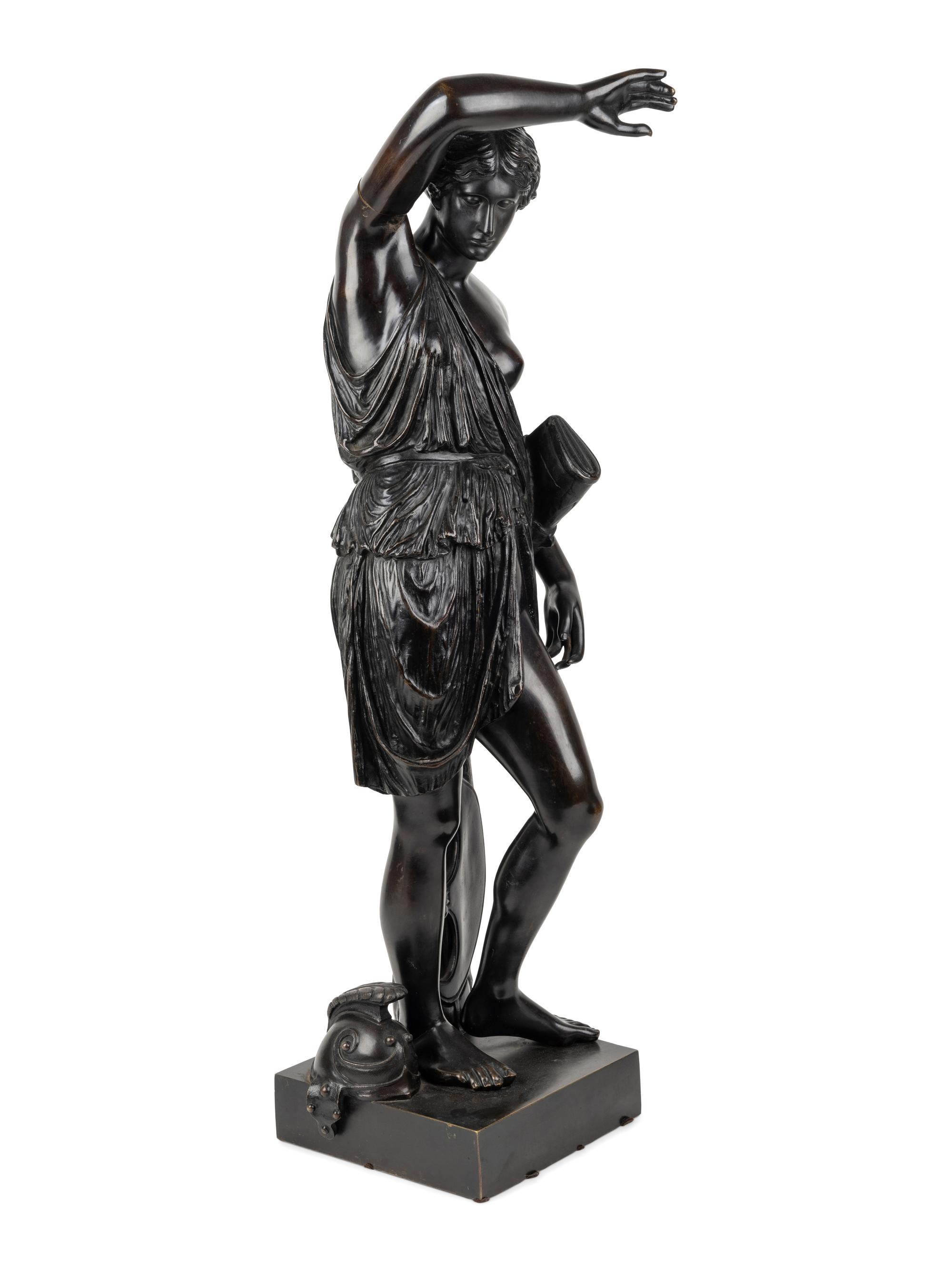 A Continental Bronze Figure of the "Mattei Type" After Phidias