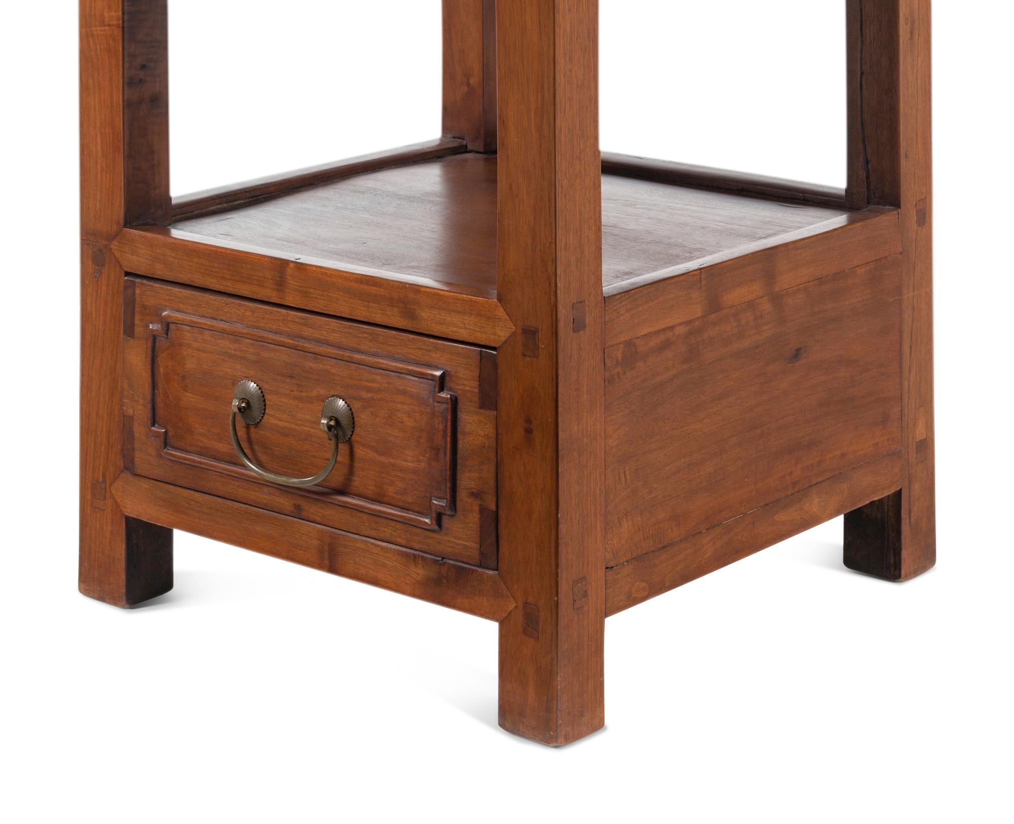 A Chinese Elmwood Side Table