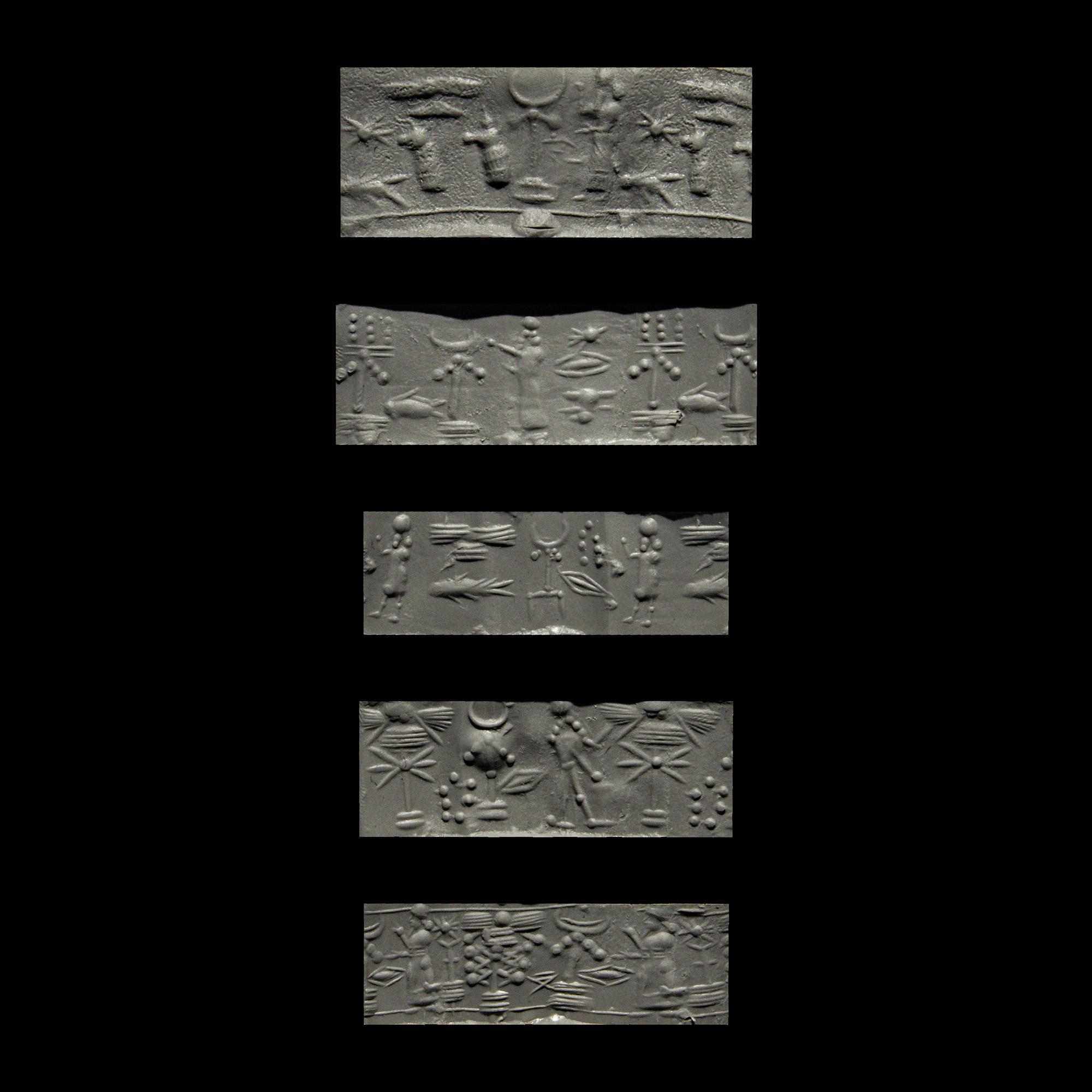 Five Neo-Assyrian Stone Cylinder Seals