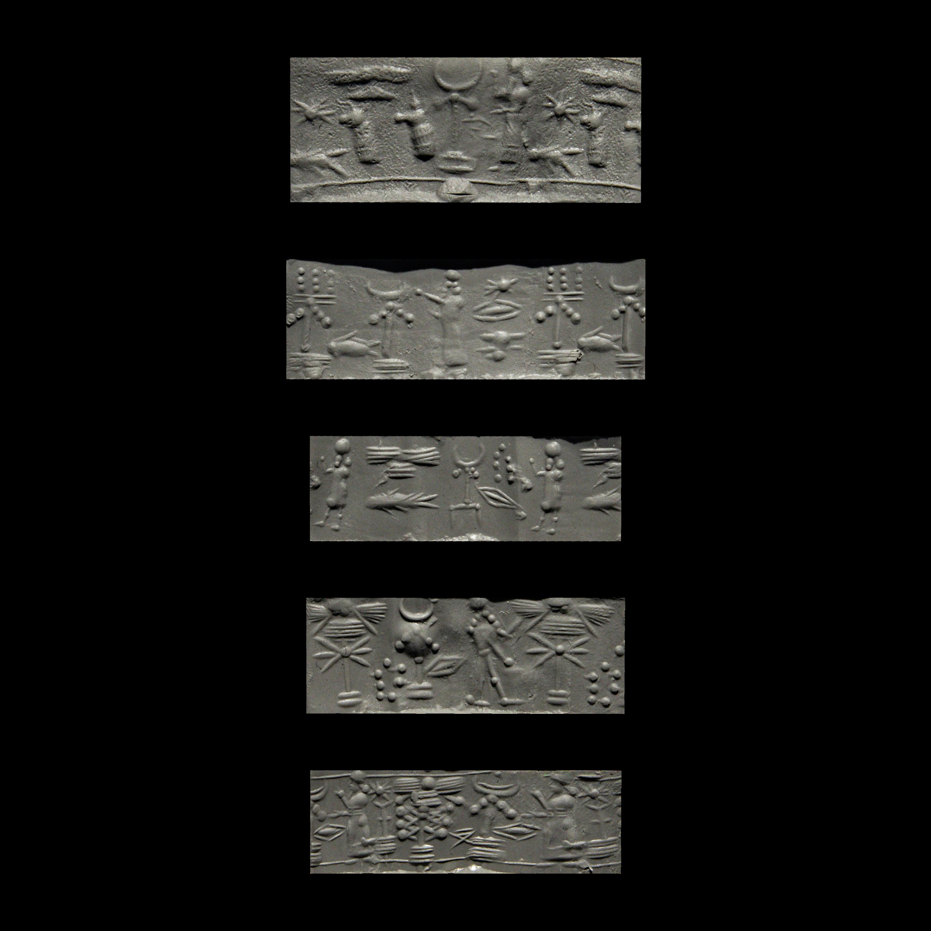Five Neo-Assyrian Stone Cylinder Seals