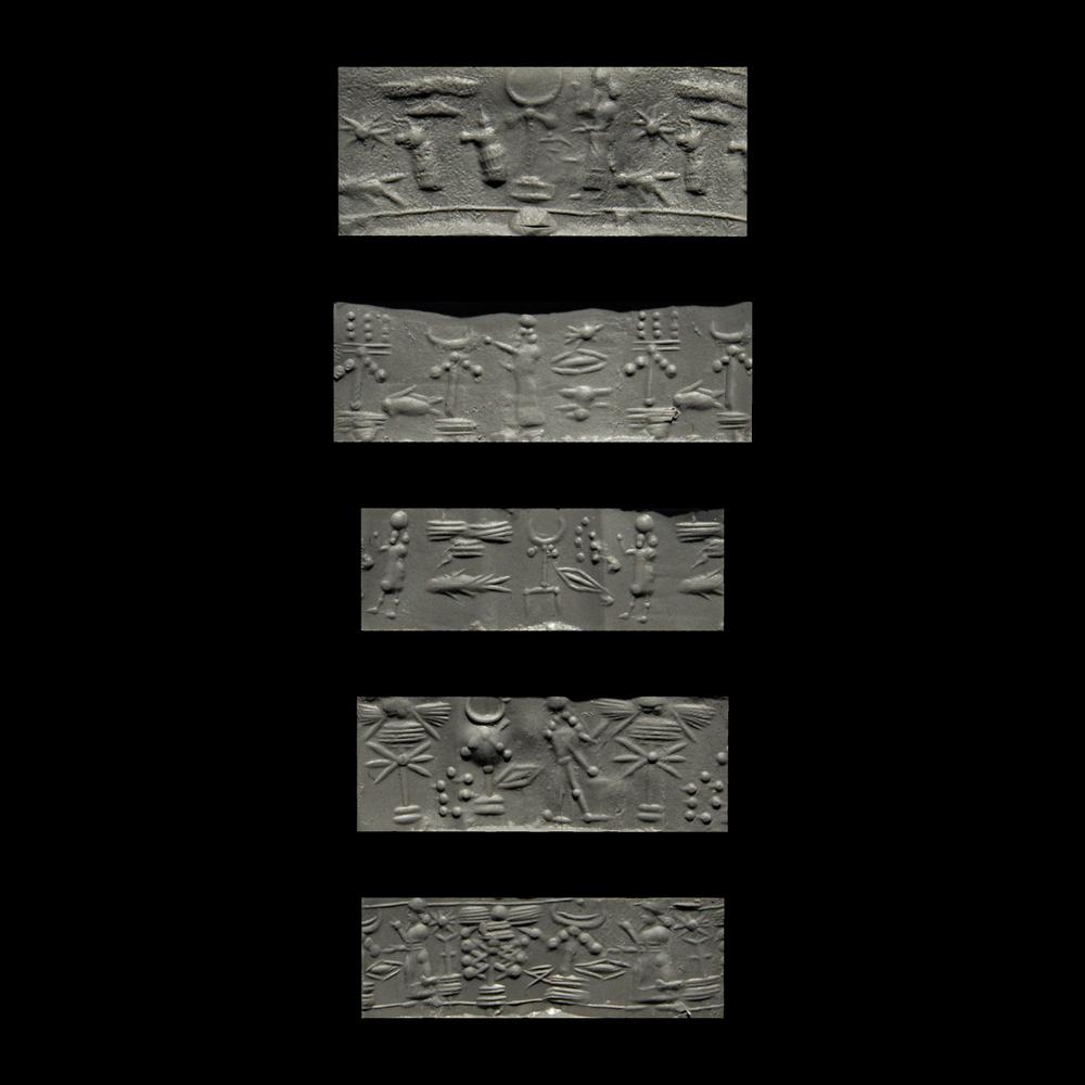 Five Neo-Assyrian Stone Cylinder Seals