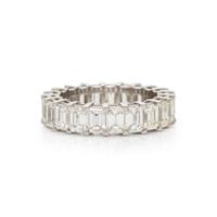 PLATINUM AND DIAMOND ETERNITY RING