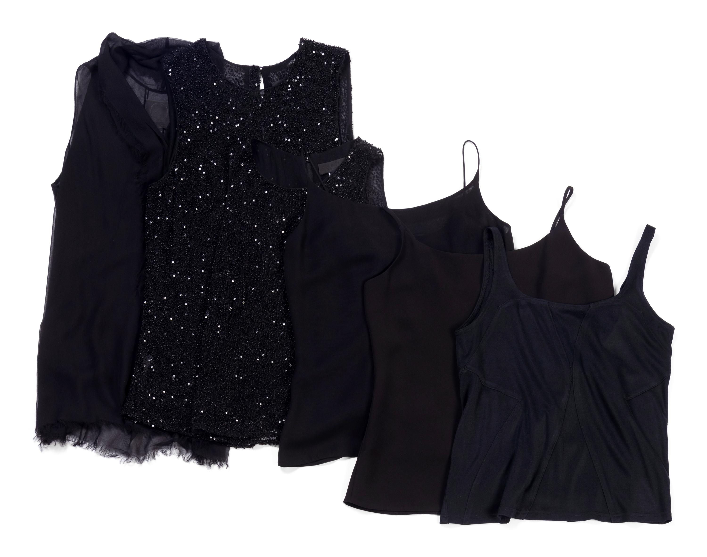 Six Ralph Rucci Sleeveless Tops