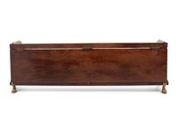 A Continental Gilt Metal Mounted Mahogany Vitrine Case