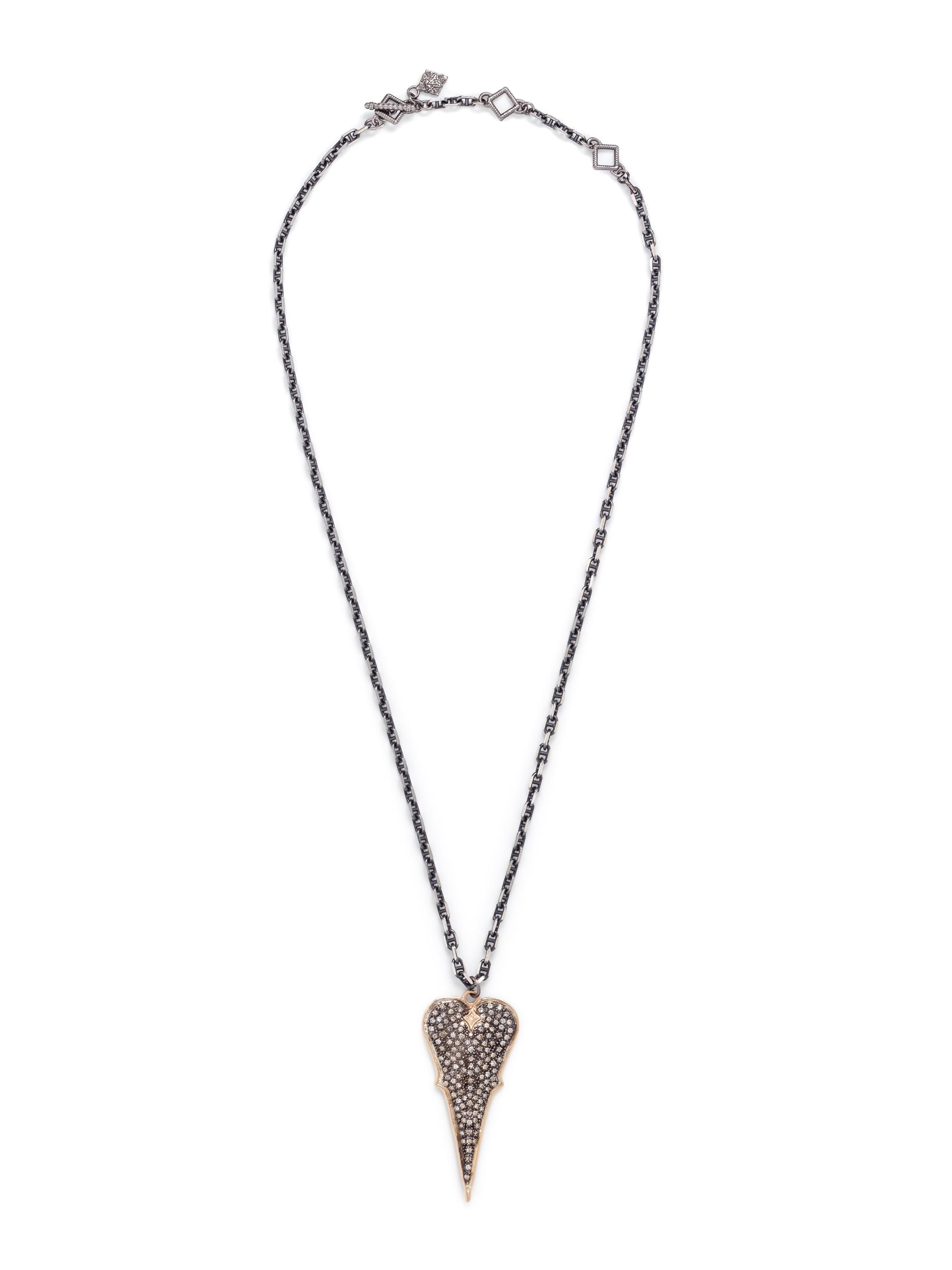 ARMENTA, DIAMOND HEART PENDANT/NECKLACE