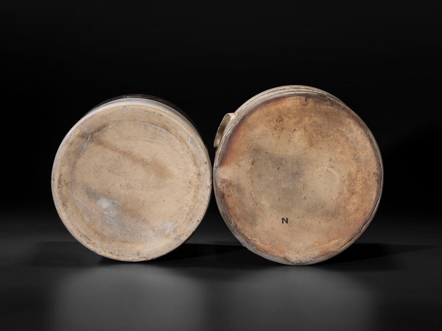 Twelve Stoneware Vessels