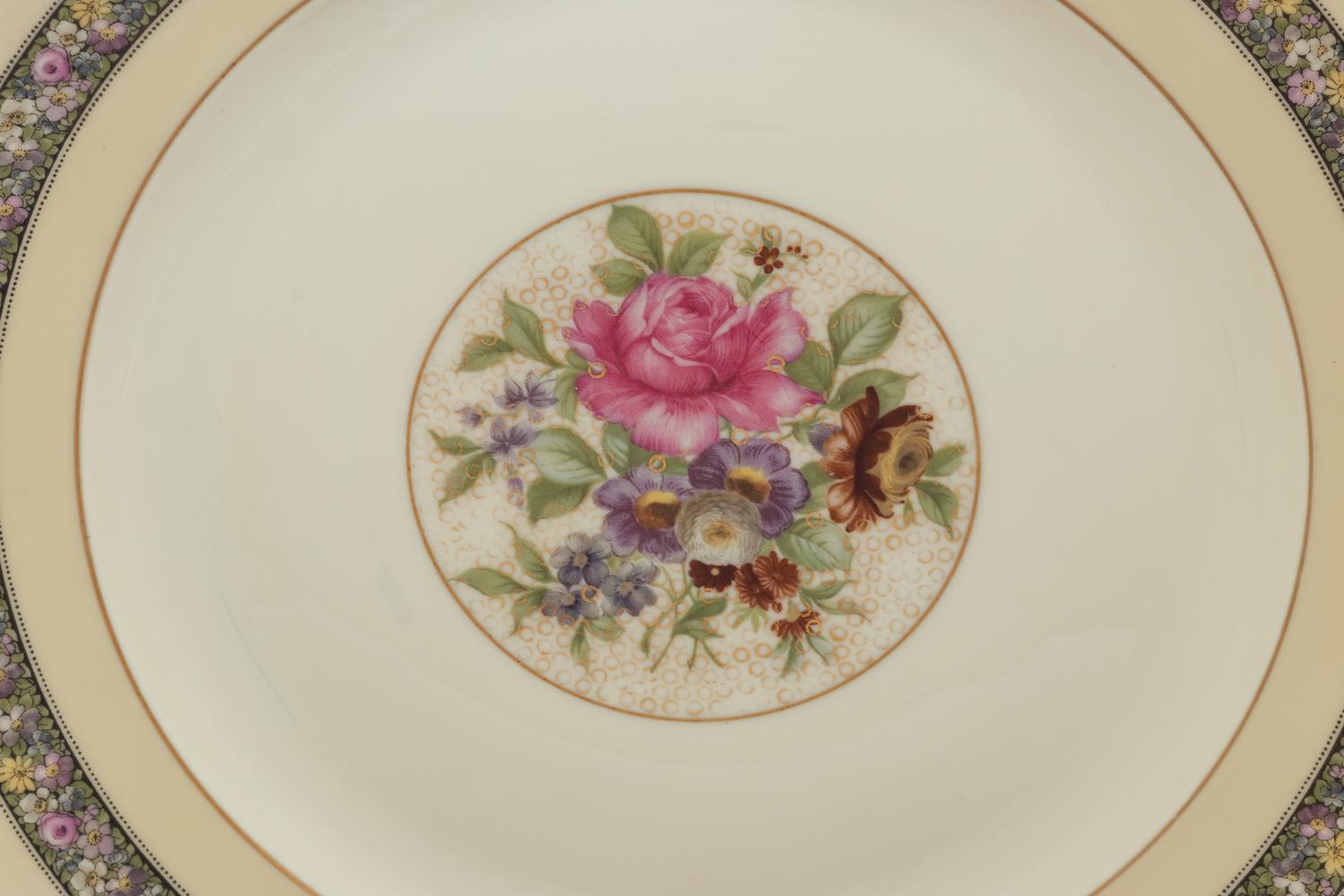 A Set of Ten Rosenthal Porcelain Dinner Plates