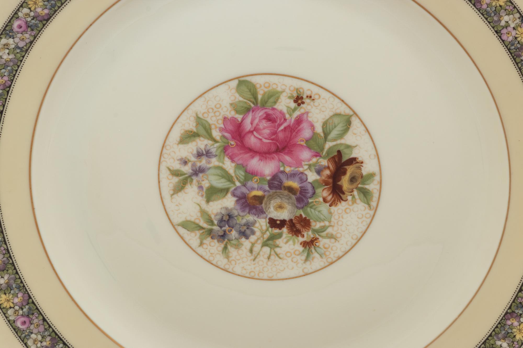 A Set of Ten Rosenthal Porcelain Dinner Plates